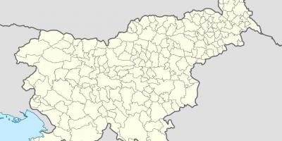 Słowenia lokalizacja mapie 